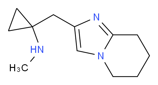 1-({5H,6H,7H,8H-imidazo[1,2-a]pyridin-2-yl}methyl)-N-methylcyclopropan-1-amine