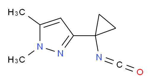 3-(1-isocyanatocyclopropyl)-1,5-dimethyl-1H-pyrazole