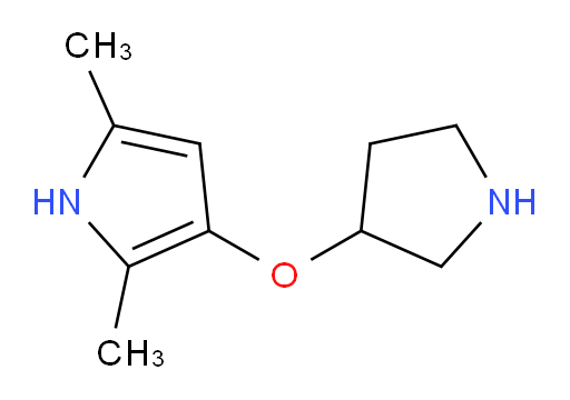 2,5-dimethyl-3-(pyrrolidin-3-yloxy)-1H-pyrrole
