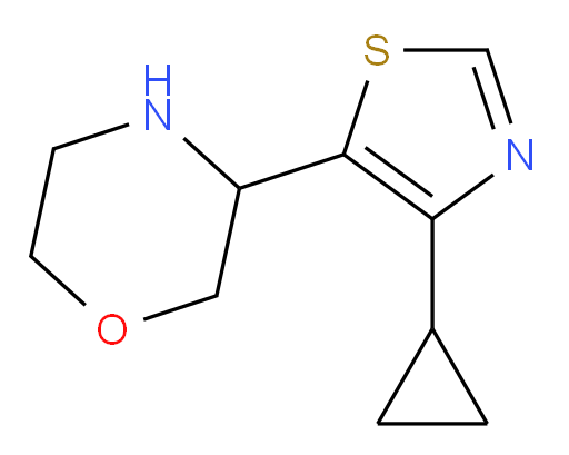 3-(4-cyclopropyl-1,3-thiazol-5-yl)morpholine