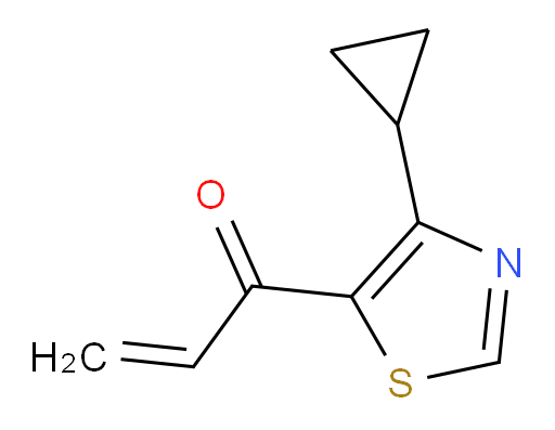 1-(4-cyclopropyl-1,3-thiazol-5-yl)prop-2-en-1-one