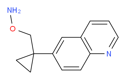 O-{[1-(quinolin-6-yl)cyclopropyl]methyl}hydroxylamine