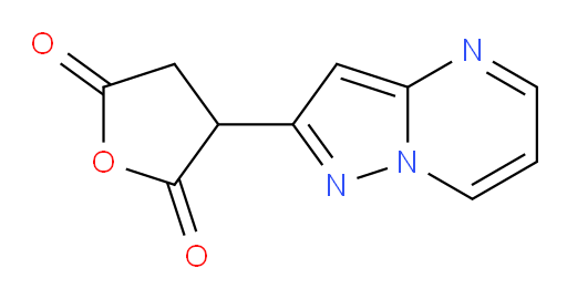 3-{pyrazolo[1,5-a]pyrimidin-2-yl}oxolane-2,5-dione