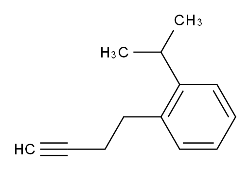 1-(but-3-yn-1-yl)-2-(propan-2-yl)benzene