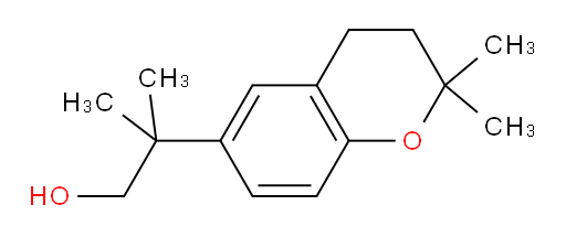 2-(2,2-dimethyl-3,4-dihydro-2H-1-benzopyran-6-yl)-2-methylpropan-1-ol