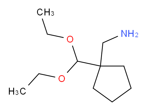 [1-(diethoxymethyl)cyclopentyl]methanamine
