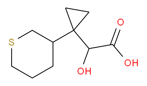 2-hydroxy-2-[1-(thian-3-yl)cyclopropyl]acetic acid