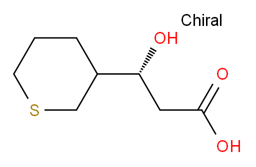 (3R)-3-hydroxy-3-(thian-3-yl)propanoic acid