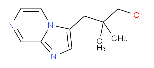 3-{imidazo[1,2-a]pyrazin-3-yl}-2,2-dimethylpropan-1-ol