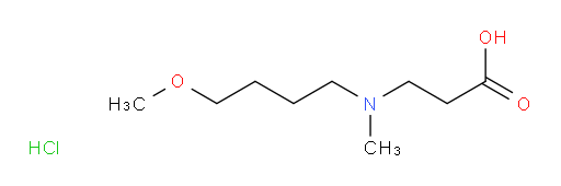 3-[(4-methoxybutyl)(methyl)amino]propanoic acid hydrochloride