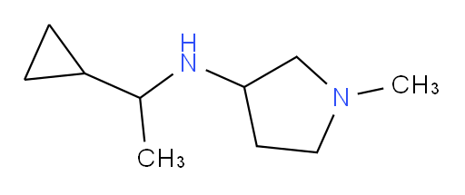 N-(1-cyclopropylethyl)-1-methylpyrrolidin-3-amine