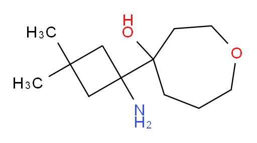 4-(1-amino-3,3-dimethylcyclobutyl)oxepan-4-ol