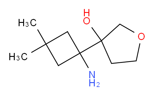 3-(1-amino-3,3-dimethylcyclobutyl)oxolan-3-ol