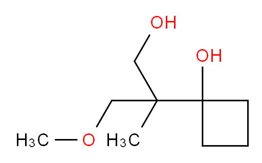 1-(1-hydroxy-3-methoxy-2-methylpropan-2-yl)cyclobutan-1-ol