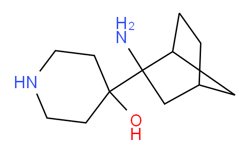 4-{2-aminobicyclo[2.2.1]heptan-2-yl}piperidin-4-ol
