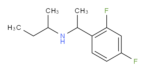 (butan-2-yl)[1-(2,4-difluorophenyl)ethyl]amine