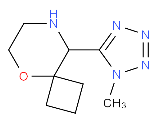 9-(1-methyl-1H-1,2,3,4-tetrazol-5-yl)-5-oxa-8-azaspiro[3.5]nonane