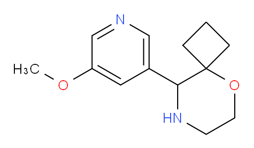 9-(5-methoxypyridin-3-yl)-5-oxa-8-azaspiro[3.5]nonane