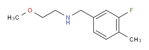 [(3-fluoro-4-methylphenyl)methyl](2-methoxyethyl)amine