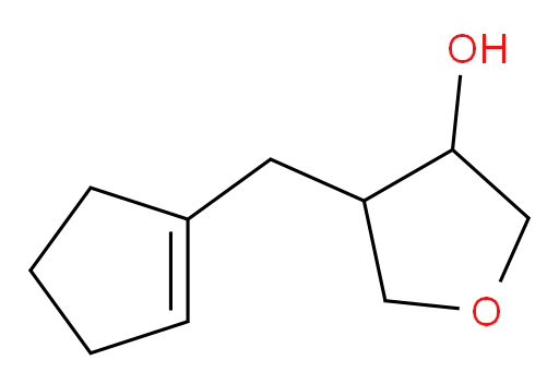 4-[(cyclopent-1-en-1-yl)methyl]oxolan-3-ol