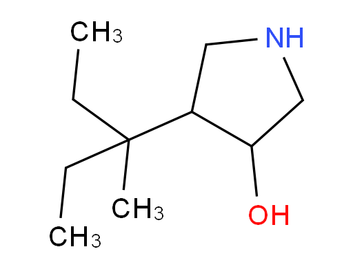 4-(3-methylpentan-3-yl)pyrrolidin-3-ol