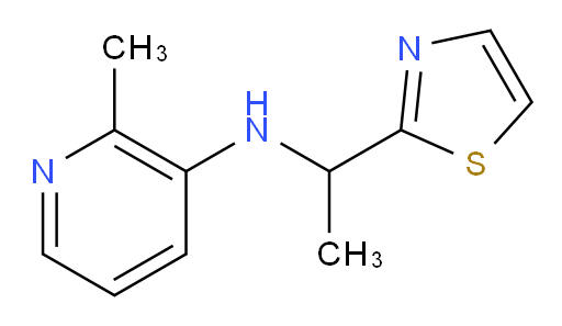 2-methyl-N-[1-(1,3-thiazol-2-yl)ethyl]pyridin-3-amine