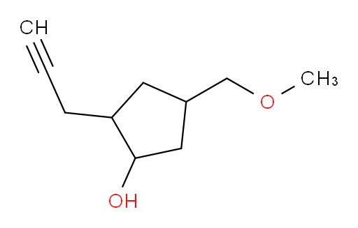 4-(methoxymethyl)-2-(prop-2-yn-1-yl)cyclopentan-1-ol