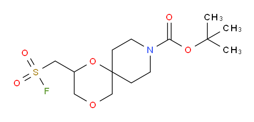 tert-butyl 2-[(fluorosulfonyl)methyl]-1,4-dioxa-9-azaspiro[5.5]undecane-9-carboxylate