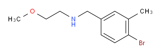 [(4-bromo-3-methylphenyl)methyl](2-methoxyethyl)amine