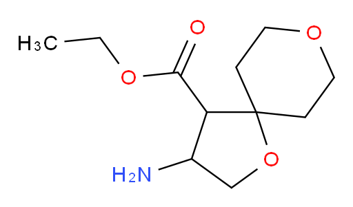 ethyl 3-amino-1,8-dioxaspiro[4.5]decane-4-carboxylate