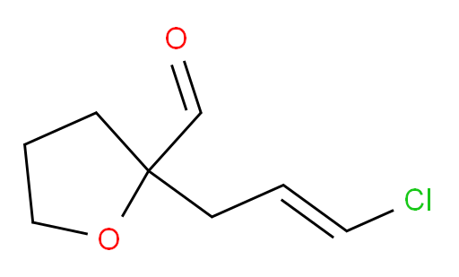 2-(3-chloroprop-2-en-1-yl)oxolane-2-carbaldehyde