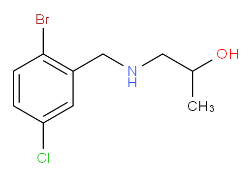 1-{[(2-bromo-5-chlorophenyl)methyl]amino}propan-2-ol