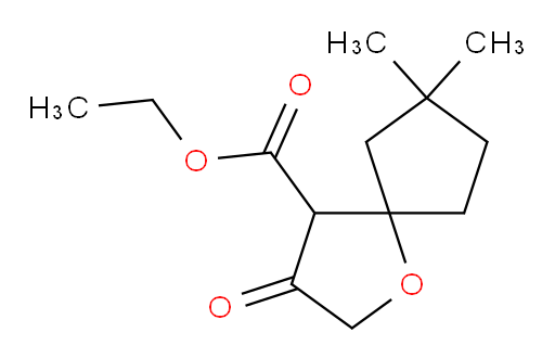 ethyl 7,7-dimethyl-3-oxo-1-oxaspiro[4.4]nonane-4-carboxylate