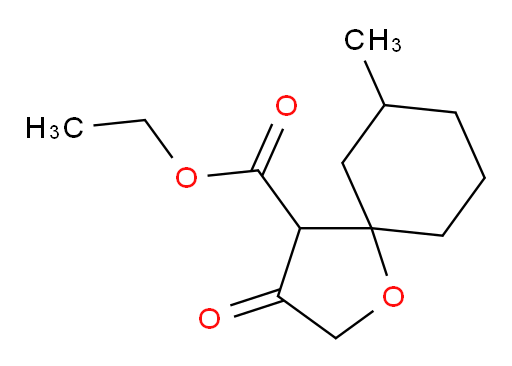 ethyl 7-methyl-3-oxo-1-oxaspiro[4.5]decane-4-carboxylate