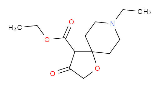 ethyl 8-ethyl-3-oxo-1-oxa-8-azaspiro[4.5]decane-4-carboxylate