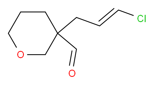 3-(3-chloroprop-2-en-1-yl)oxane-3-carbaldehyde