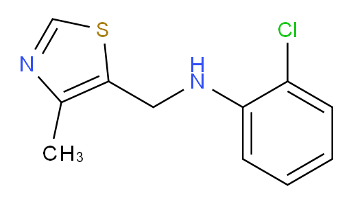 2-chloro-N-[(4-methyl-1,3-thiazol-5-yl)methyl]aniline