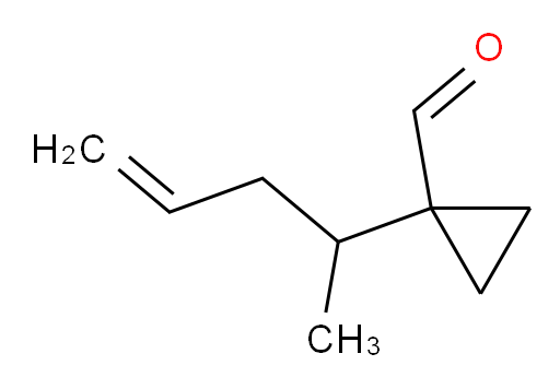 1-(pent-4-en-2-yl)cyclopropane-1-carbaldehyde