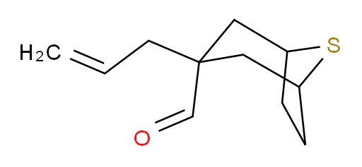 3-(prop-2-en-1-yl)-8-thiabicyclo[3.2.1]octane-3-carbaldehyde