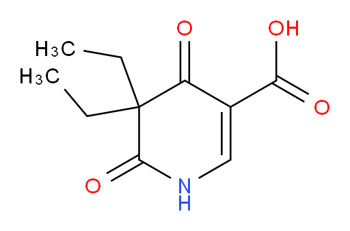 5,5-diethyl-4,6-dioxo-1,4,5,6-tetrahydropyridine-3-carboxylic acid