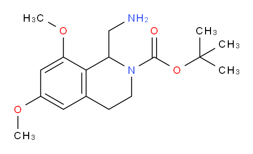 tert-butyl 1-(aminomethyl)-6,8-dimethoxy-1,2,3,4-tetrahydroisoquinoline-2-carboxylate