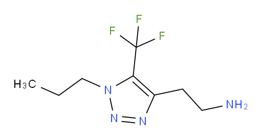 2-[1-propyl-5-(trifluoromethyl)-1H-1,2,3-triazol-4-yl]ethan-1-amine