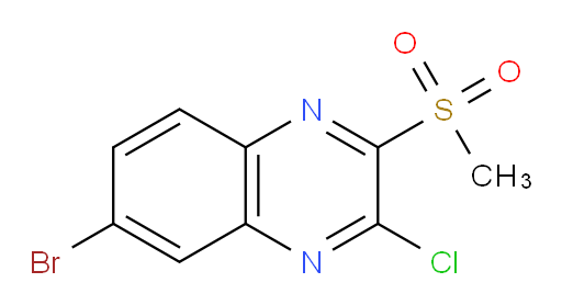 6-bromo-3-chloro-2-methanesulfonylquinoxaline