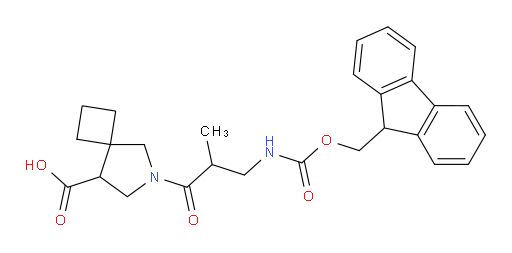 6-[3-({[(9H-fluoren-9-yl)methoxy]carbonyl}amino)-2-methylpropanoyl]-6-azaspiro[3.4]octane-8-carboxylic acid