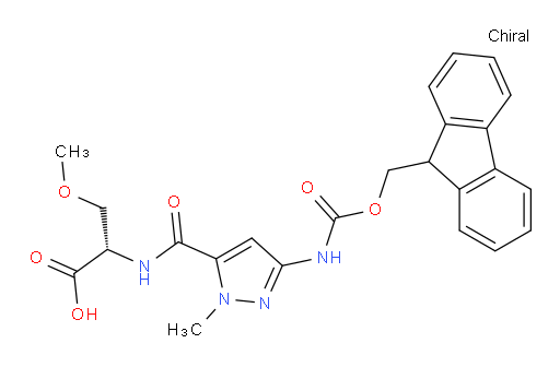 (2S)-2-{[3-({[(9H-fluoren-9-yl)methoxy]carbonyl}amino)-1-methyl-1H-pyrazol-5-yl]formamido}-3-methoxypropanoic acid