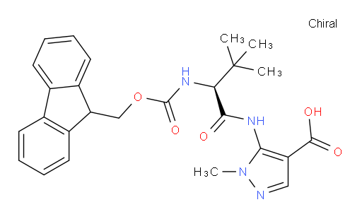 5-[(2S)-2-({[(9H-fluoren-9-yl)methoxy]carbonyl}amino)-3,3-dimethylbutanamido]-1-methyl-1H-pyrazole-4-carboxylic acid