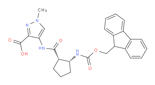 rac-4-[(1R,2S)-2-({[(9H-fluoren-9-yl)methoxy]carbonyl}amino)cyclopentaneamido]-1-methyl-1H-pyrazole-3-carboxylic acid