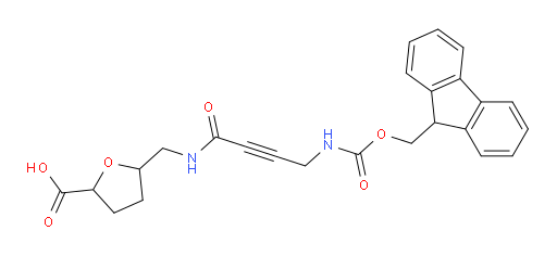 5-{[4-({[(9H-fluoren-9-yl)methoxy]carbonyl}amino)but-2-ynamido]methyl}oxolane-2-carboxylic acid