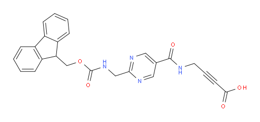 4-({2-[({[(9H-fluoren-9-yl)methoxy]carbonyl}amino)methyl]pyrimidin-5-yl}formamido)but-2-ynoic acid