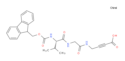 4-{2-[(2S)-2-({[(9H-fluoren-9-yl)methoxy]carbonyl}amino)-3-methylbutanamido]acetamido}but-2-ynoic acid